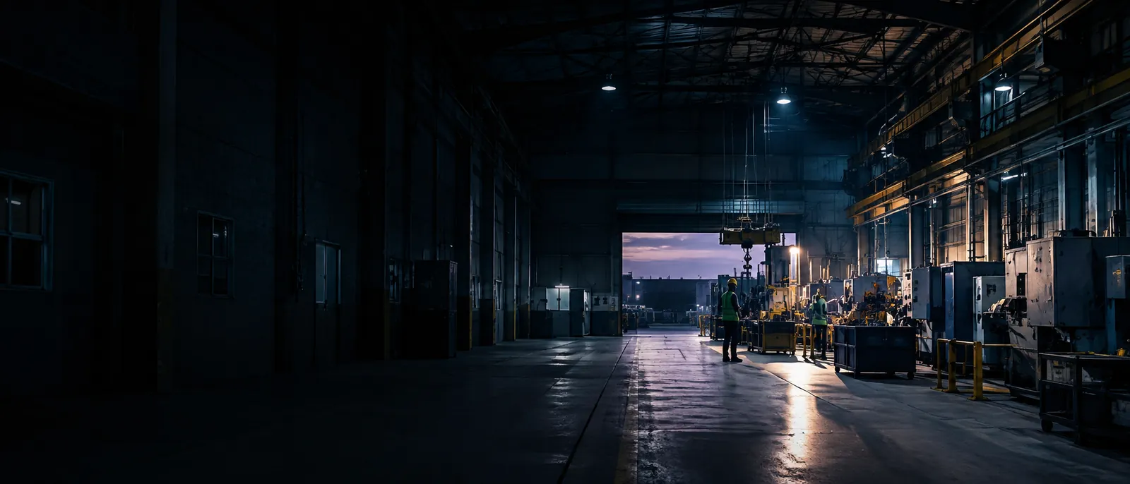 Wide site photo — factory, warehouse or city